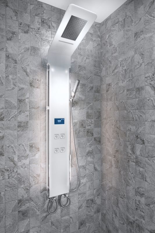 Shower with Multi-Function Shower Panel